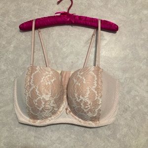 Cacique underwire bra size 38F convertible straps